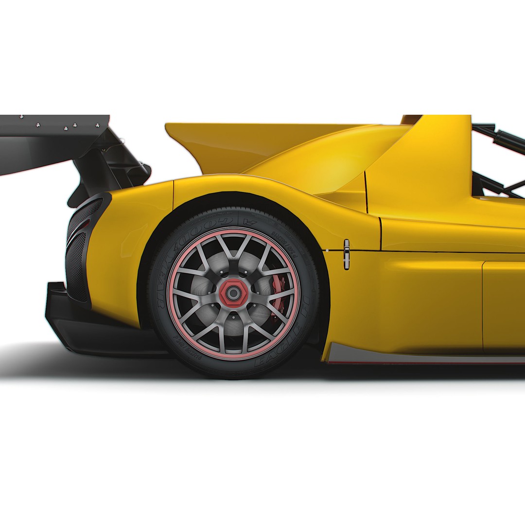 Radical SR3 XXR 2023 3D Model – High Poly Racing Car, FBX, OBJ - View 11