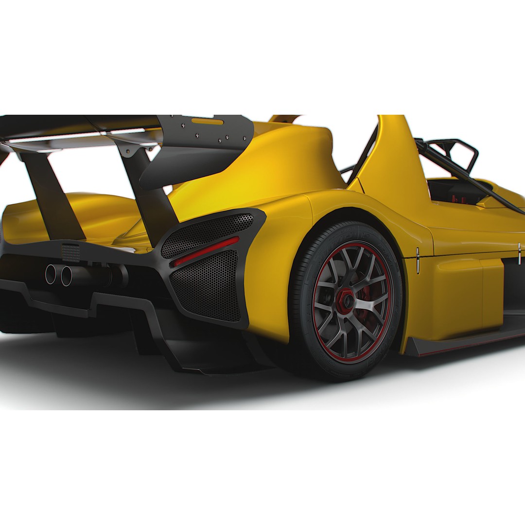 Radical SR3 XXR 2023 3D Model – High Poly Racing Car, FBX, OBJ - View 13