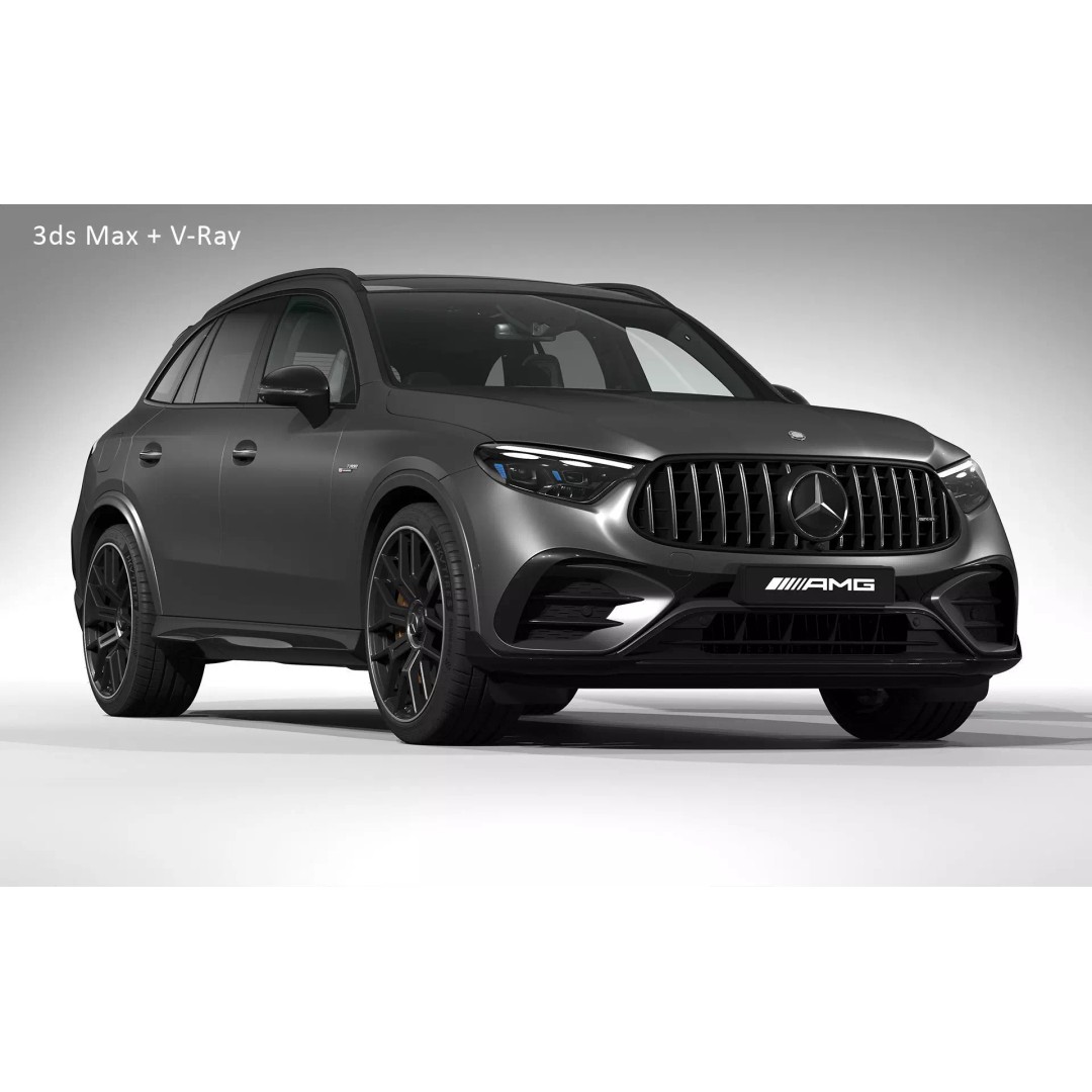 2024 Mercedes-Benz GLC 63 S AMG E Performance 3D Model – High Poly PBR Asset, FBX - View 27