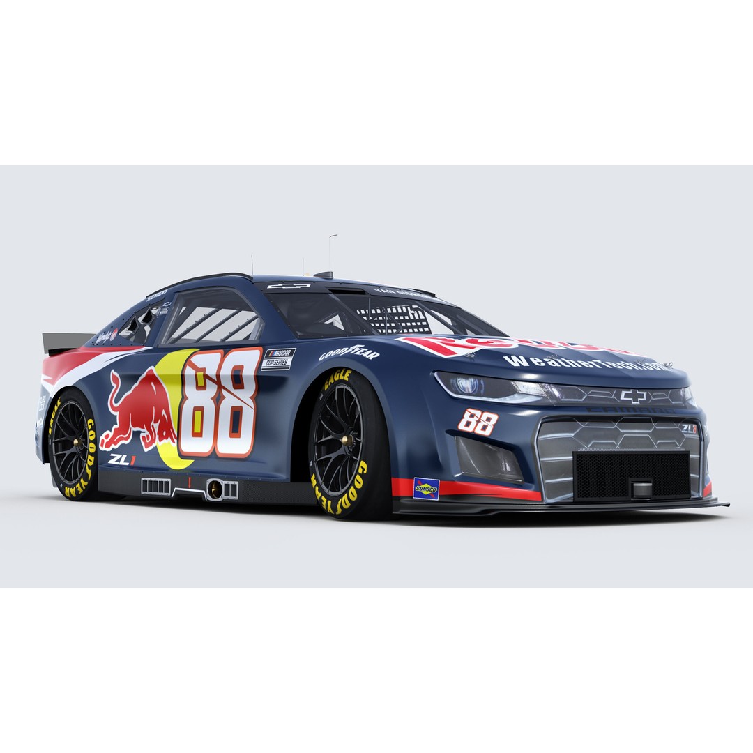 Chevrolet Camaro 3D Model – High Poly Racing Car, FBX, OBJ - View 11