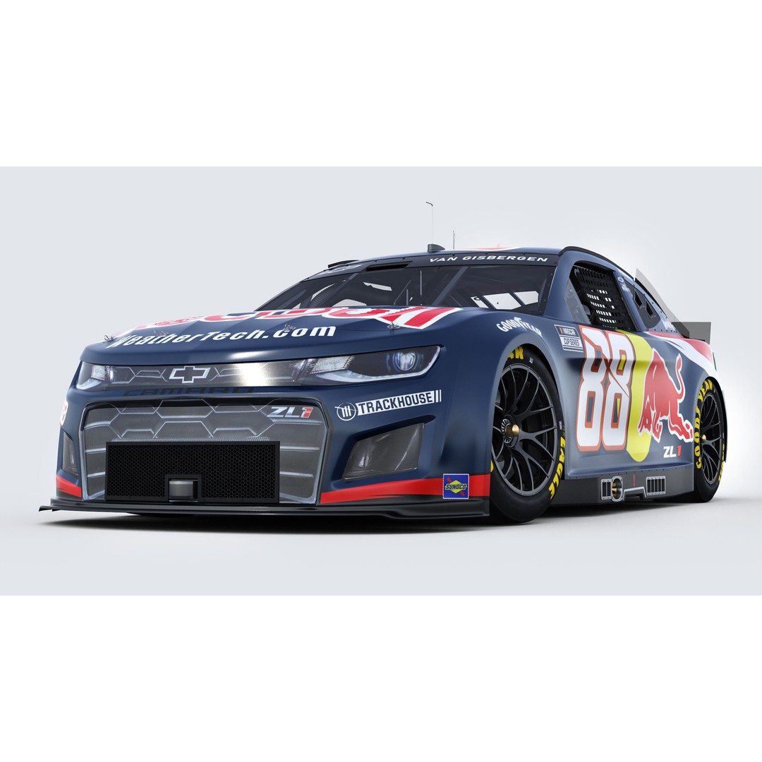 Chevrolet Camaro 3D Model – High Poly Racing Car, FBX, OBJ - View 14