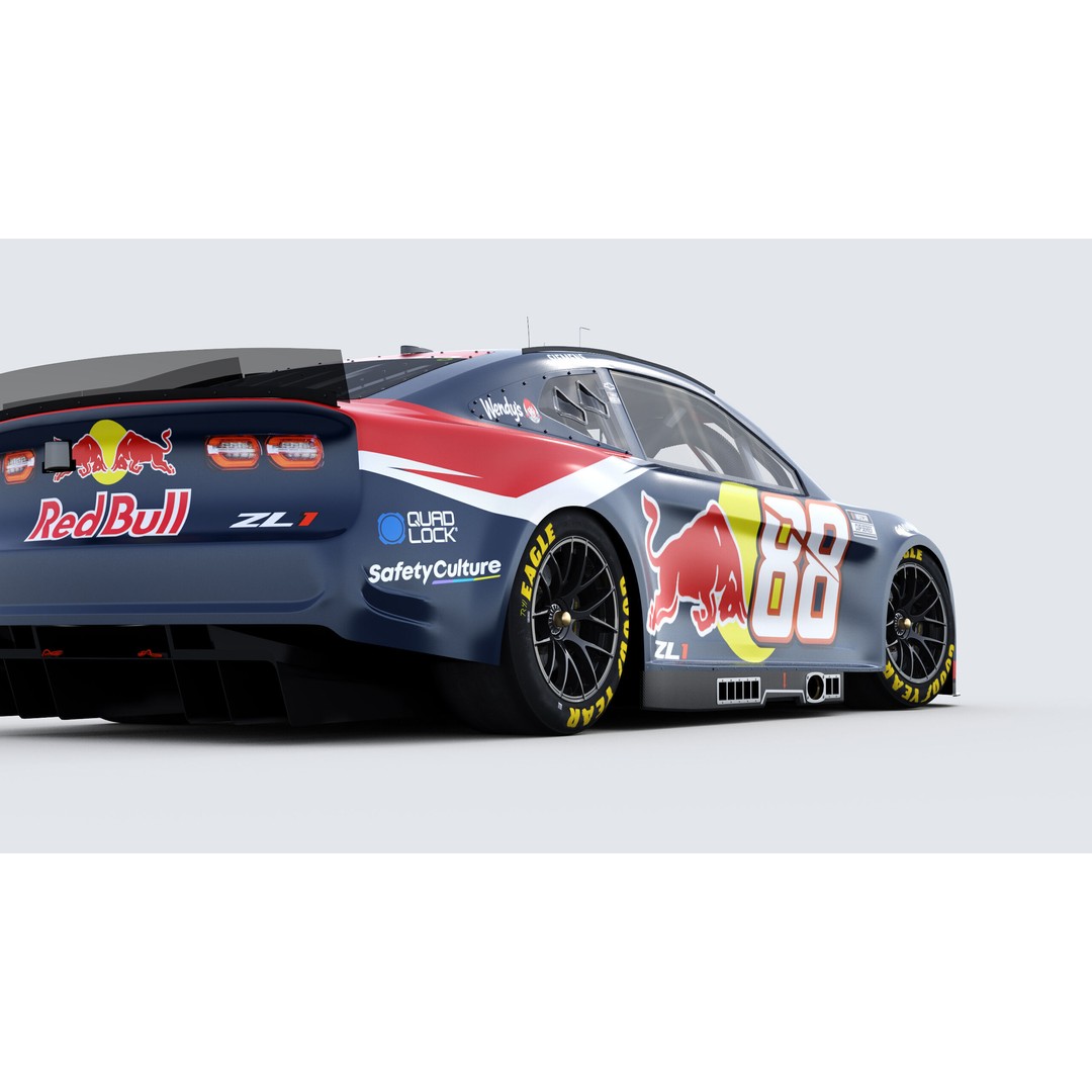Chevrolet Camaro 3D Model – High Poly Racing Car, FBX, OBJ - View 15