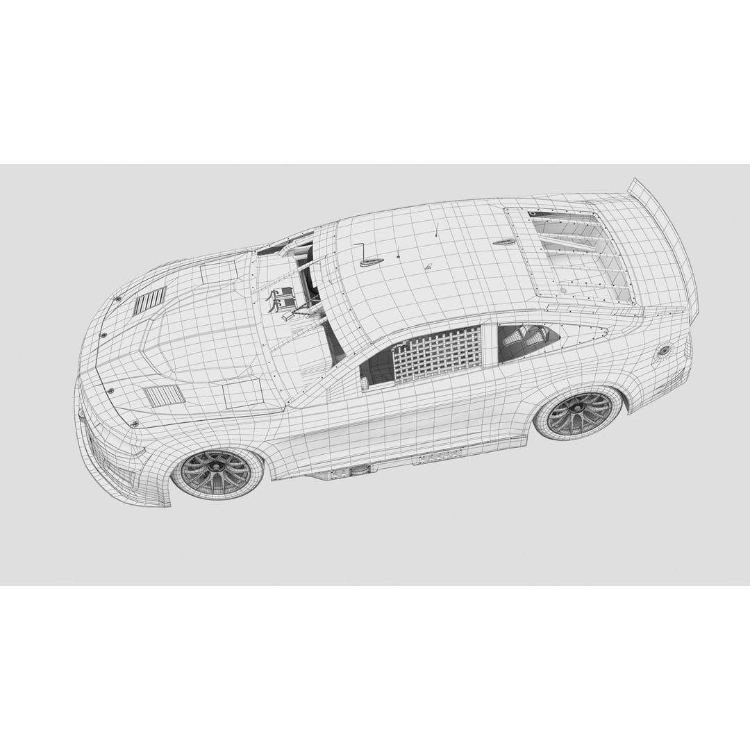 Chevrolet Camaro 3D Model – High Poly Racing Car, FBX, OBJ - View 22