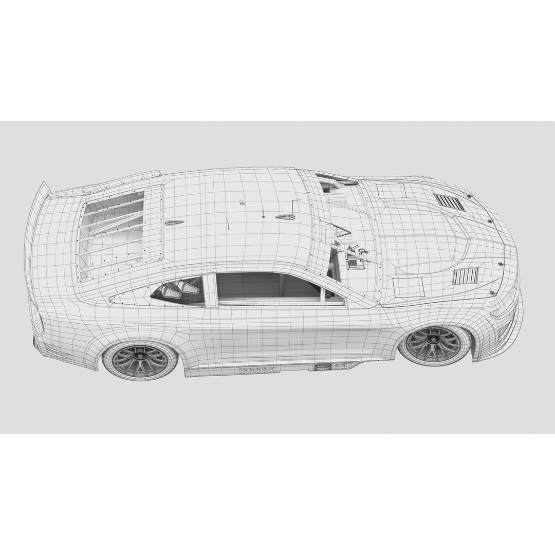 Chevrolet Camaro 3D Model – High Poly Racing Car, FBX, OBJ - View 24