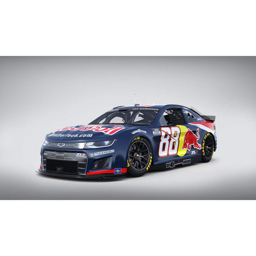 Chevrolet Camaro 3D Model – High Poly Racing Car, FBX, OBJ - View 3