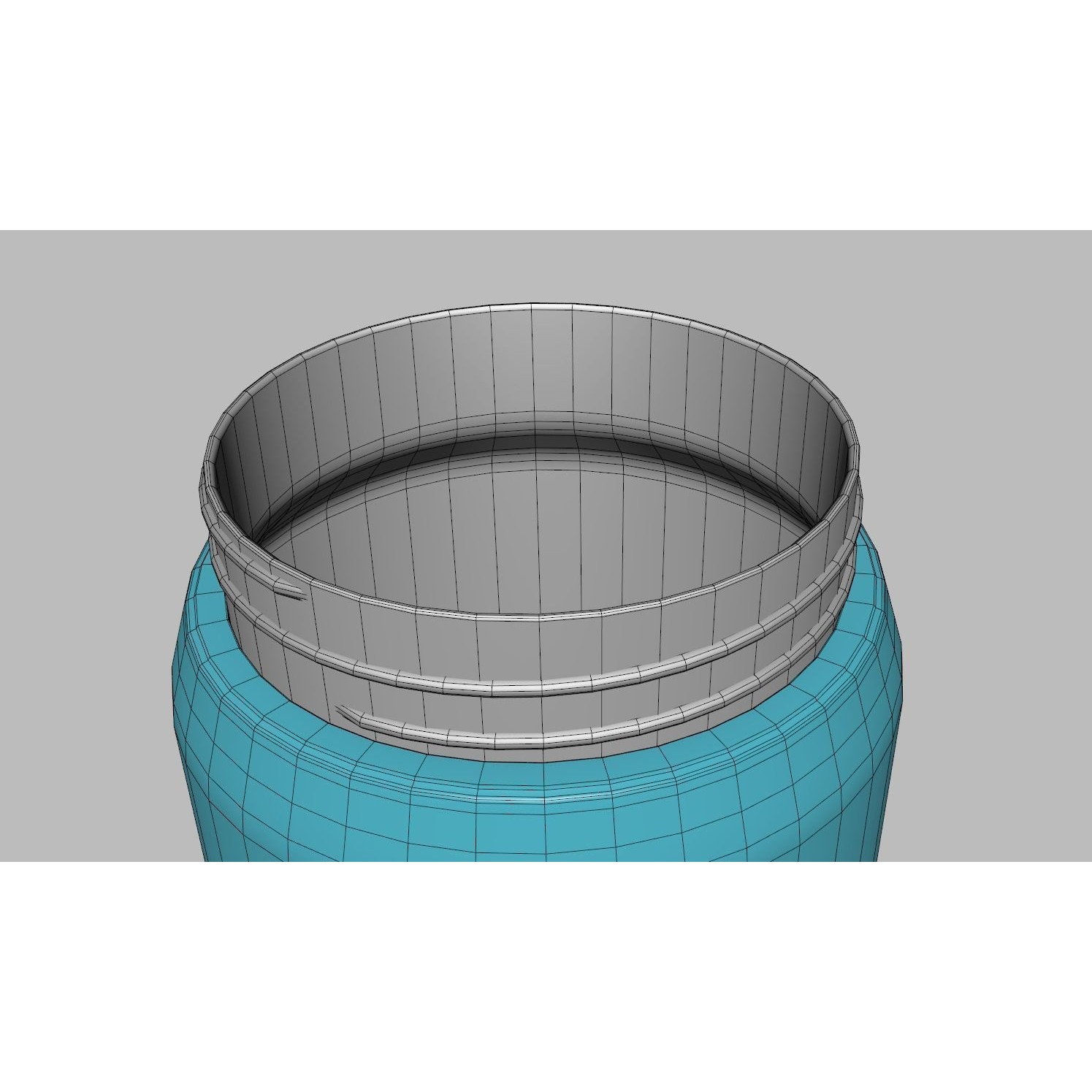 Stainless Steel Sport Bottle - Game-Ready 3D Model - View 13