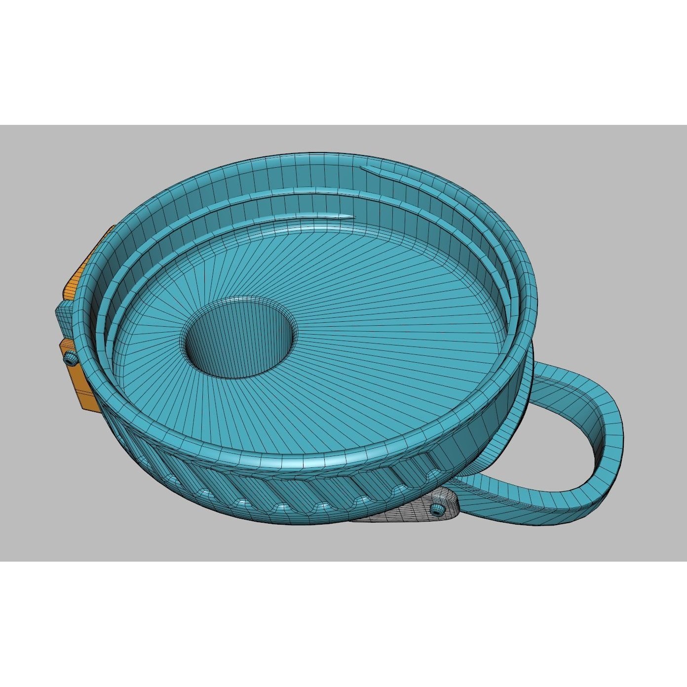 Stainless Steel Sport Bottle - Game-Ready 3D Model - View 14