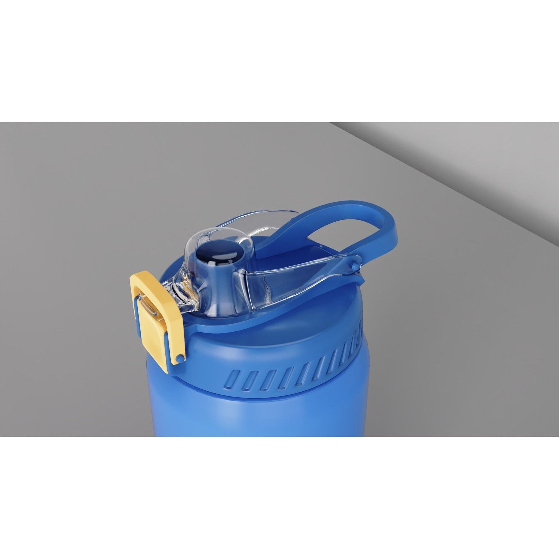 Stainless Steel Sport Bottle - Game-Ready 3D Model - View 4