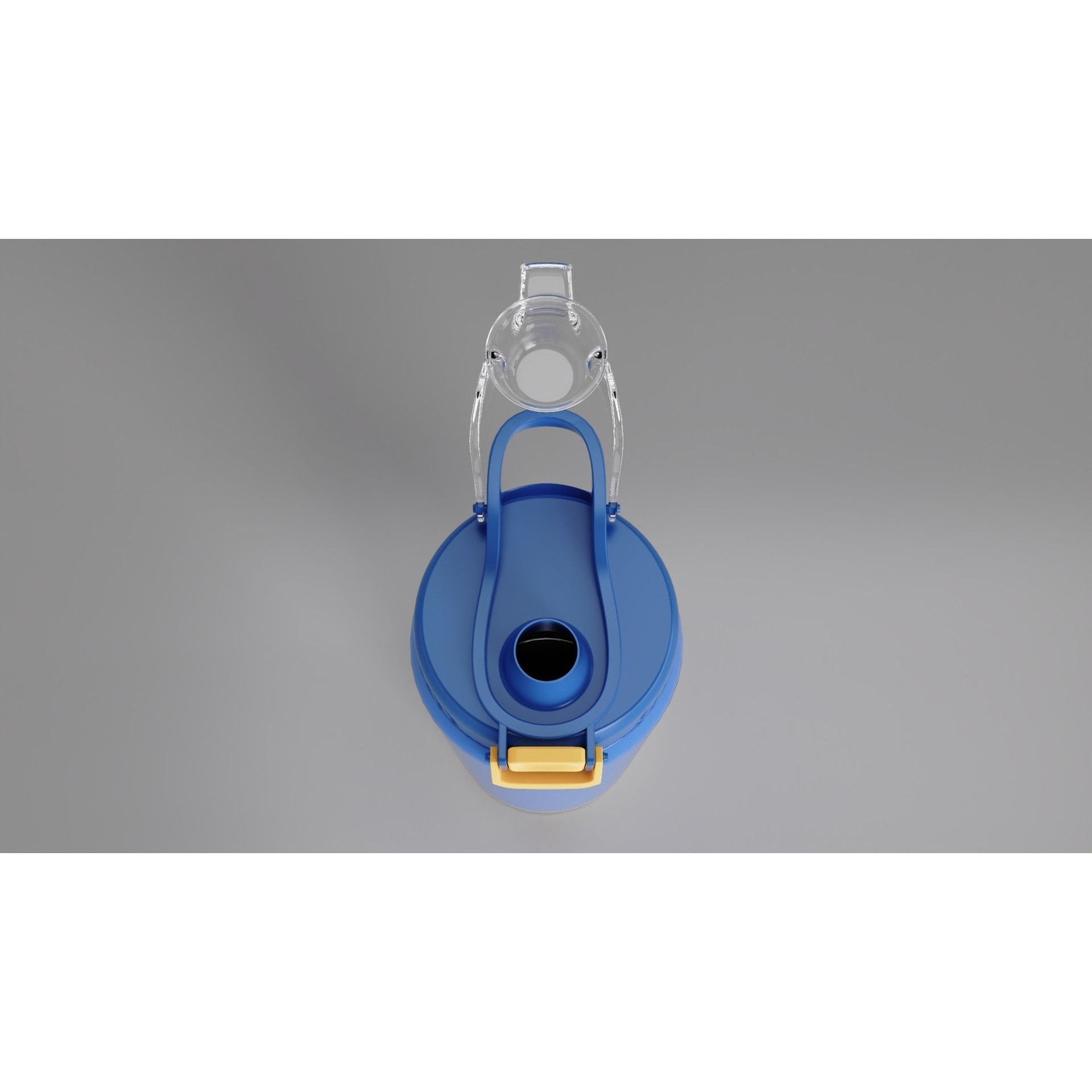 Stainless Steel Sport Bottle - Game-Ready 3D Model - View 8