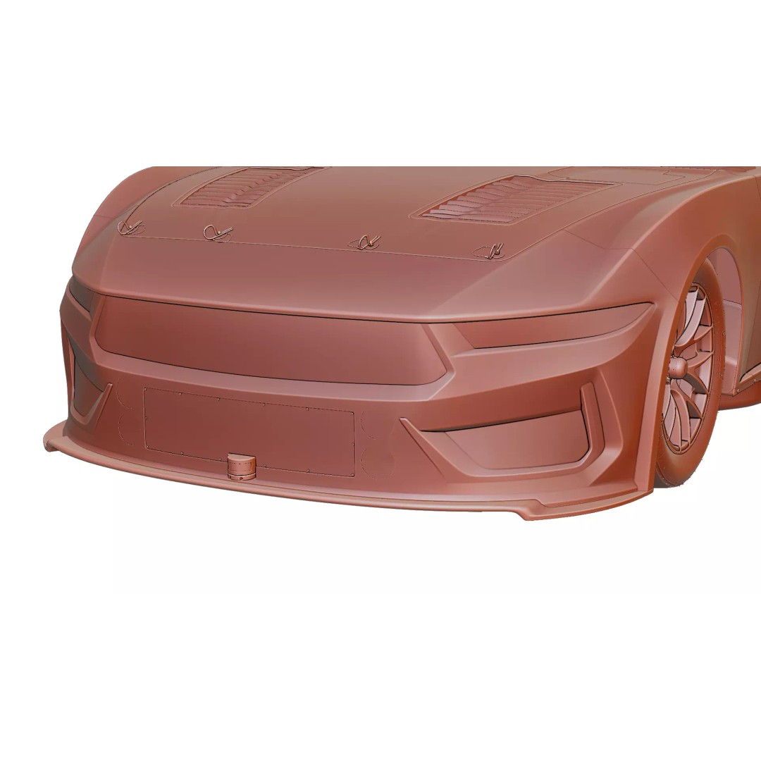 2026 NASCAR Cup Series Wild Horse Race Car 3D Model – High Poly Game Asset, FBX - View 16