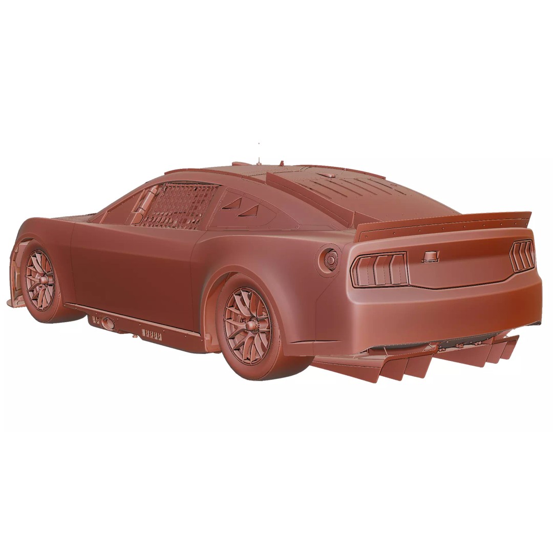 2026 NASCAR Cup Series Wild Horse Race Car 3D Model – High Poly Game Asset, FBX - View 17