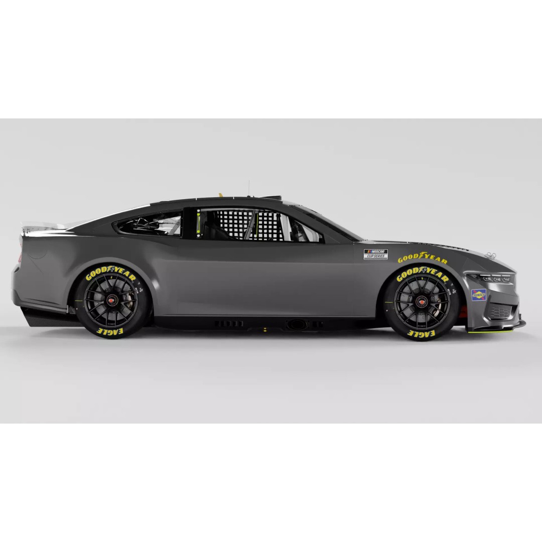2026 NASCAR Cup Series Wild Horse Race Car 3D Model – High Poly Game Asset, FBX - View 4