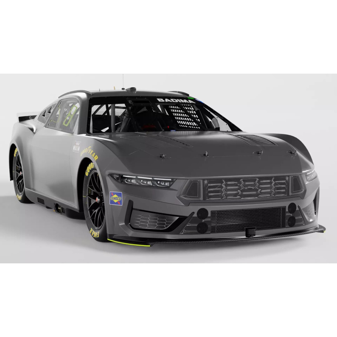 2026 NASCAR Cup Series Wild Horse Race Car 3D Model – High Poly Game Asset, FBX - View 5