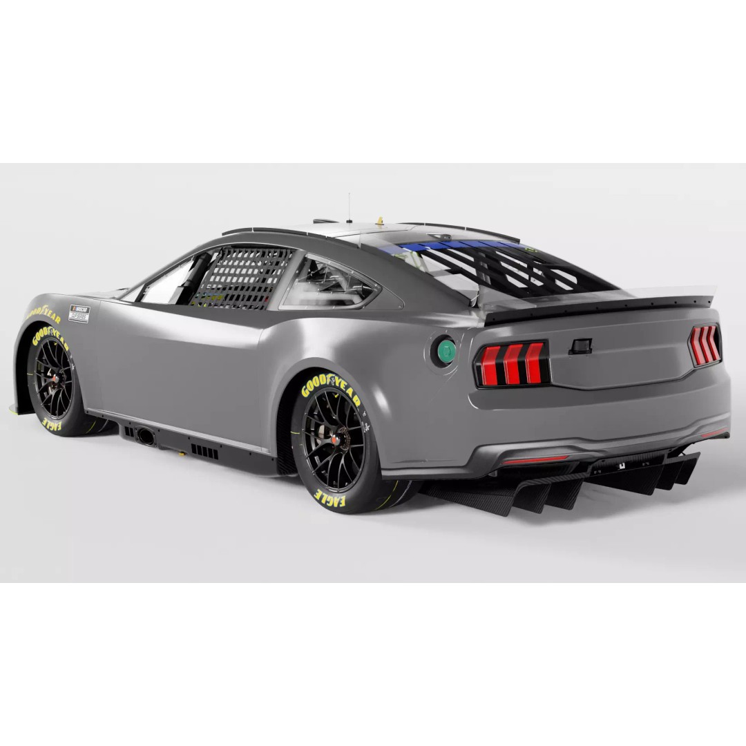 2026 NASCAR Cup Series Wild Horse Race Car 3D Model – High Poly Game Asset, FBX - View 9