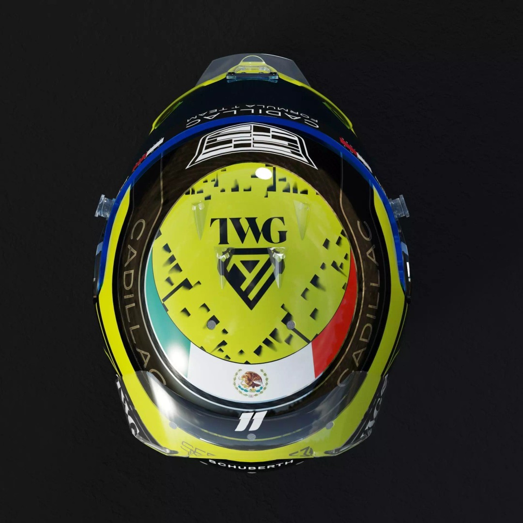 F1 Cadillac Team Helmets 3D Model – PBR Textured, Game-Ready, FBX, OBJ - View 41