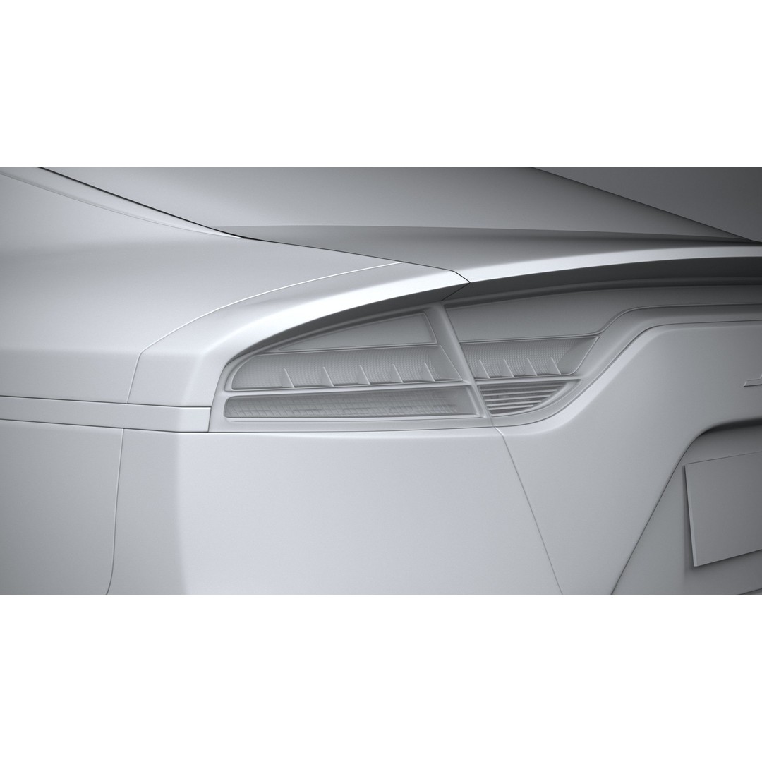 Kia Stinger GT 2022 3D Model – High Poly Sport Sedan, FBX, OBJ - View 26