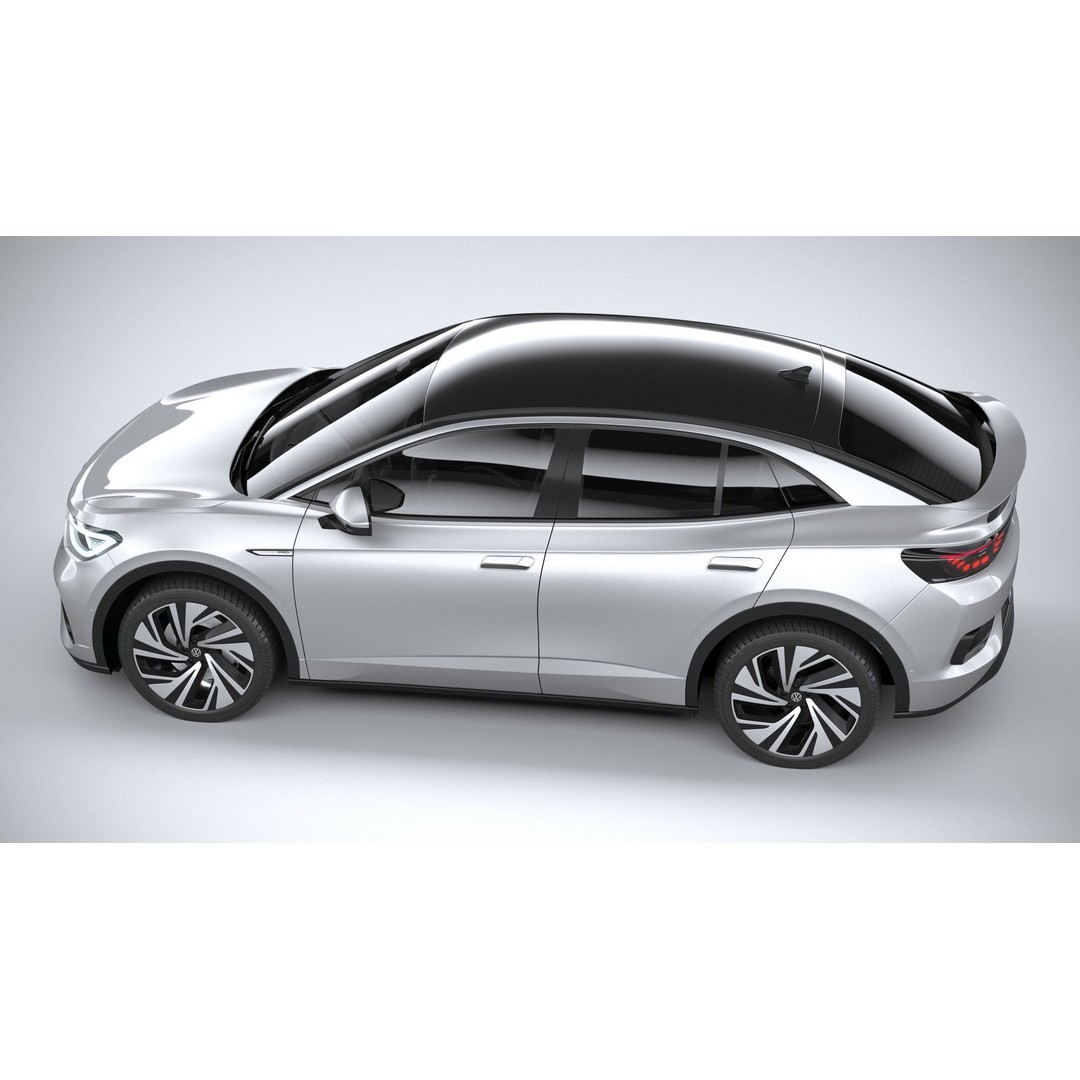 Volkswagen ID5 3D Model – High Poly SUV with Textures, FBX, OBJ - View 11