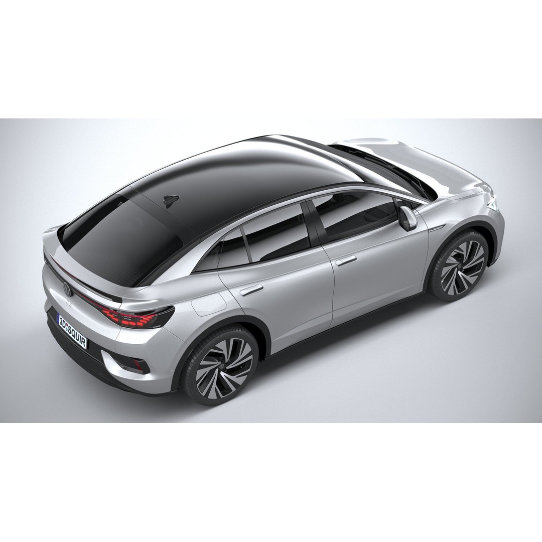 Volkswagen ID5 3D Model – High Poly SUV with Textures, FBX, OBJ - View 12