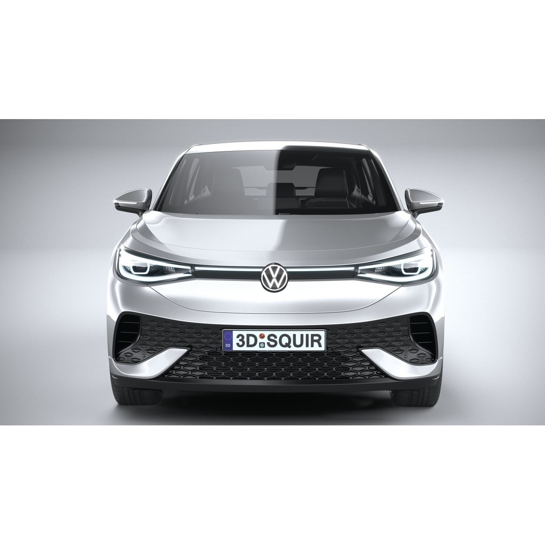 Volkswagen ID5 3D Model – High Poly SUV with Textures, FBX, OBJ - View 15