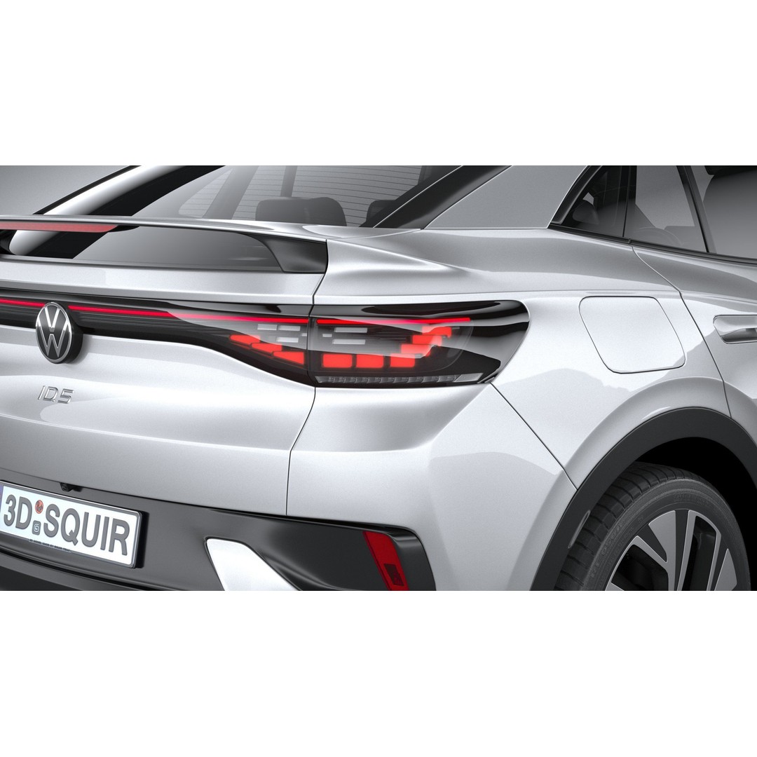 Volkswagen ID5 3D Model – High Poly SUV with Textures, FBX, OBJ - View 20