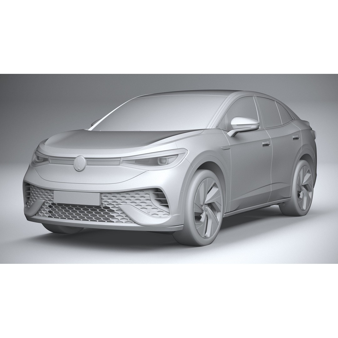Volkswagen ID5 3D Model – High Poly SUV with Textures, FBX, OBJ - View 22