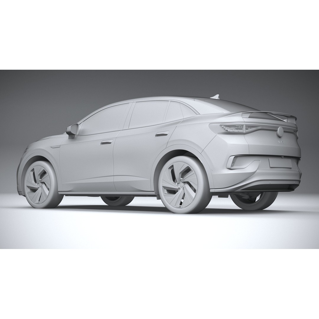 Volkswagen ID5 3D Model – High Poly SUV with Textures, FBX, OBJ - View 23