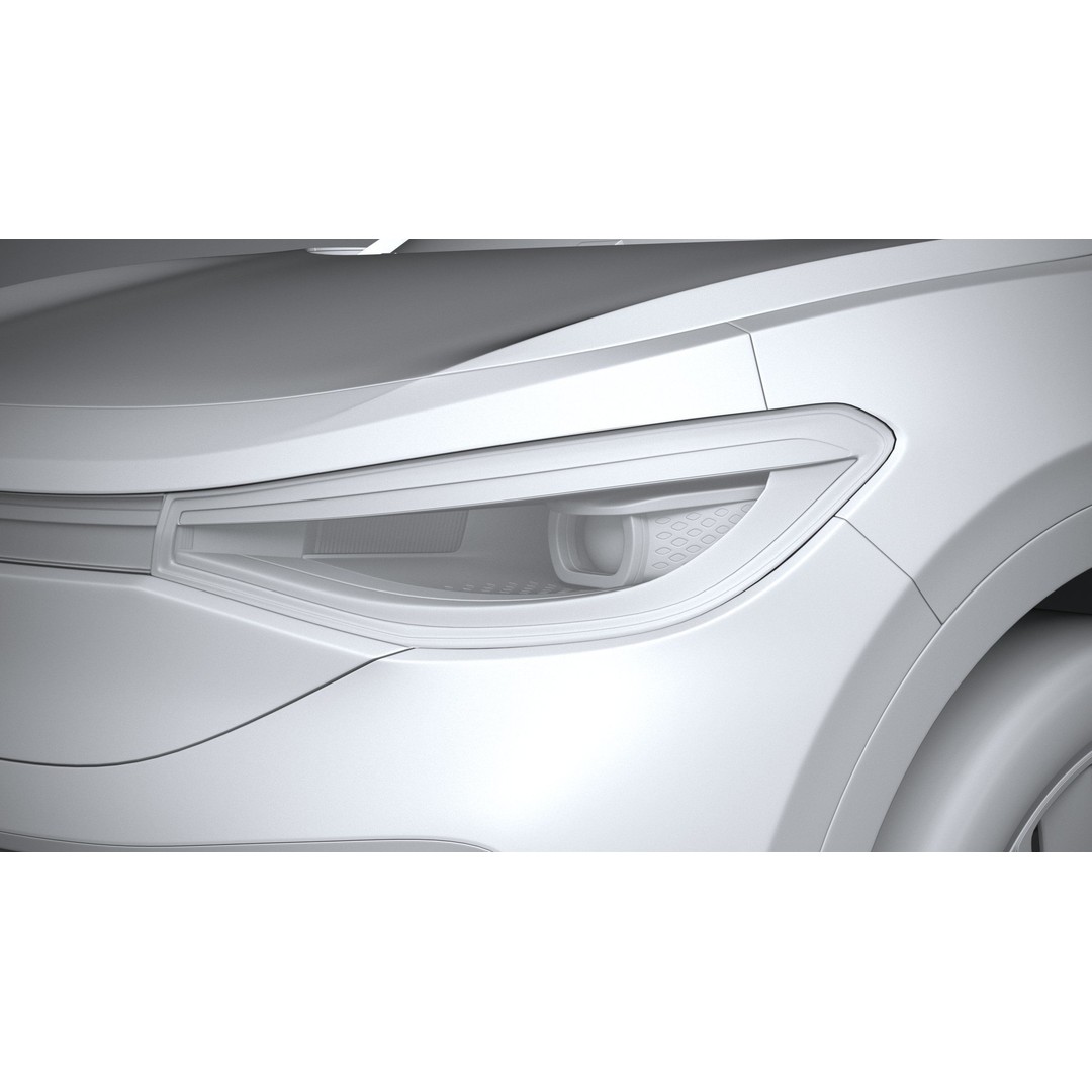Volkswagen ID5 3D Model – High Poly SUV with Textures, FBX, OBJ - View 25