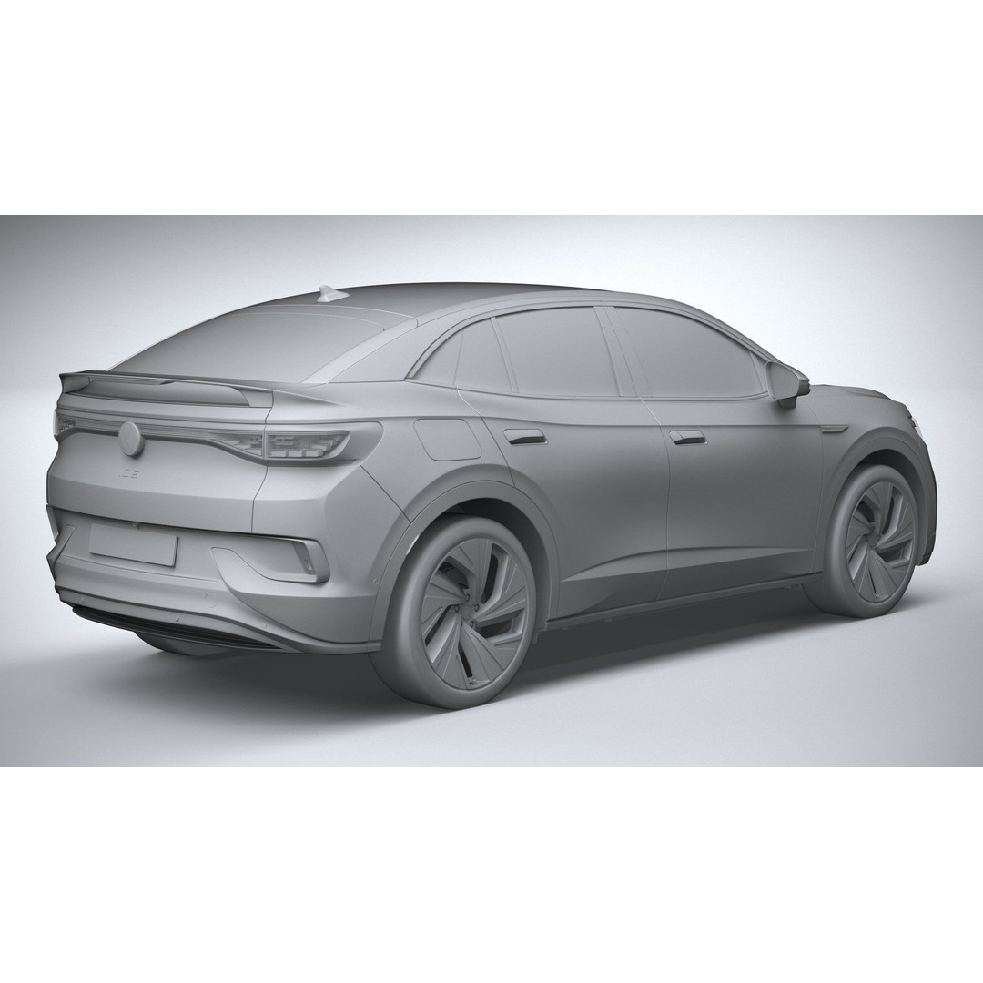 Volkswagen ID5 3D Model – High Poly SUV with Textures, FBX, OBJ - View 27