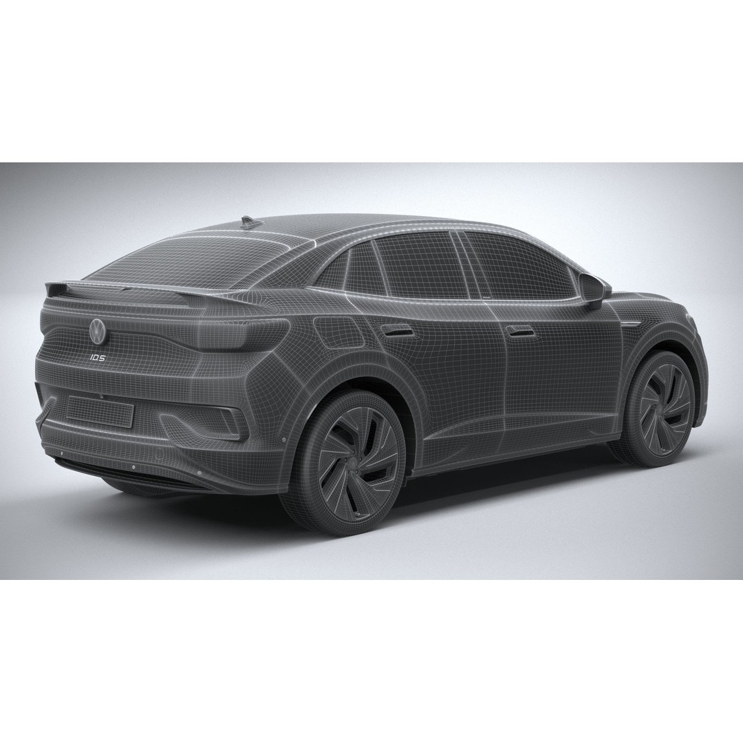 Volkswagen ID5 3D Model – High Poly SUV with Textures, FBX, OBJ - View 29