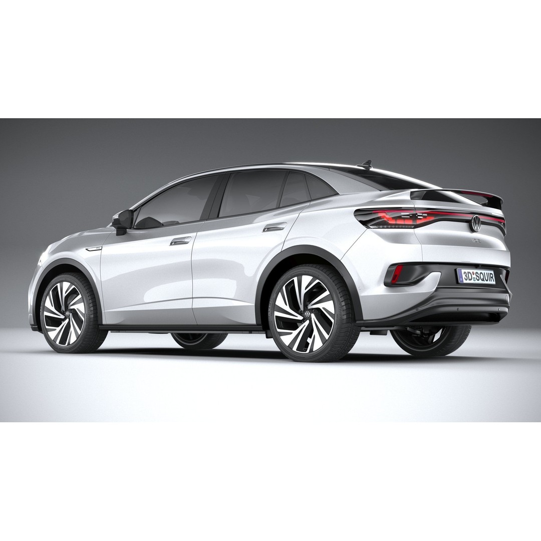 Volkswagen ID5 3D Model – High Poly SUV with Textures, FBX, OBJ - View 7