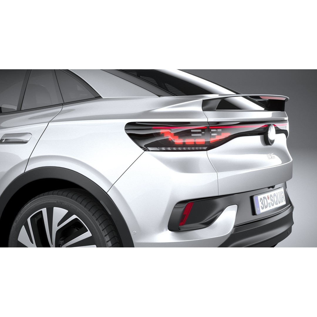 Volkswagen ID5 3D Model – High Poly SUV with Textures, FBX, OBJ - View 8