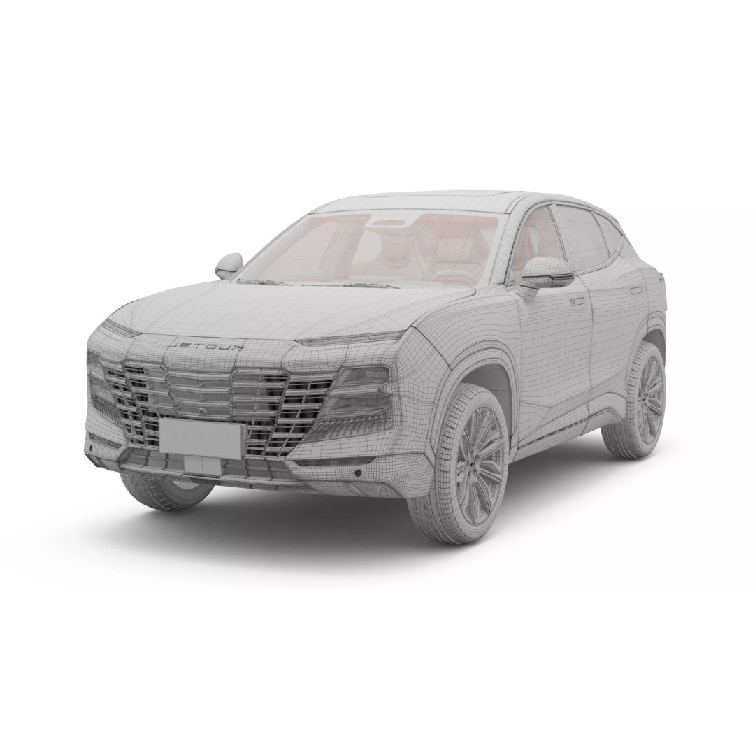 2025 Jetour Dashing 3D Model – Realistic SUV, FBX, Blender - View 17