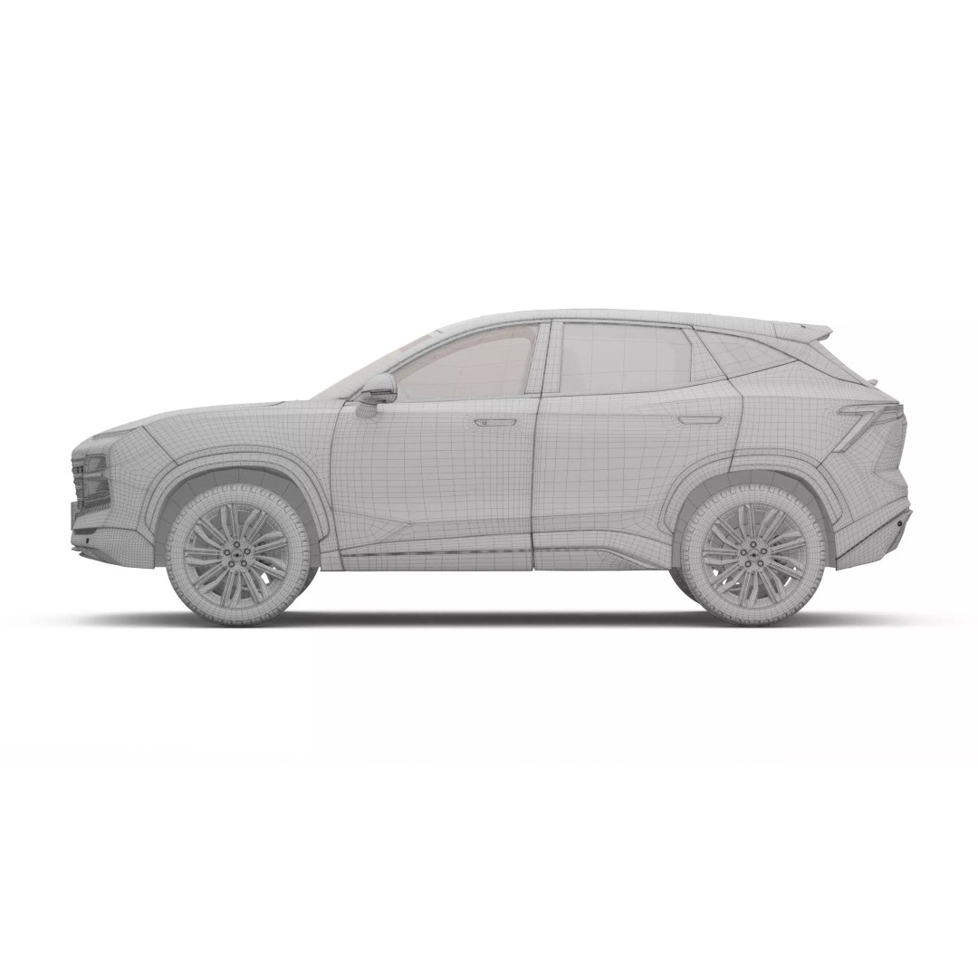 2025 Jetour Dashing 3D Model – Realistic SUV, FBX, Blender - View 19