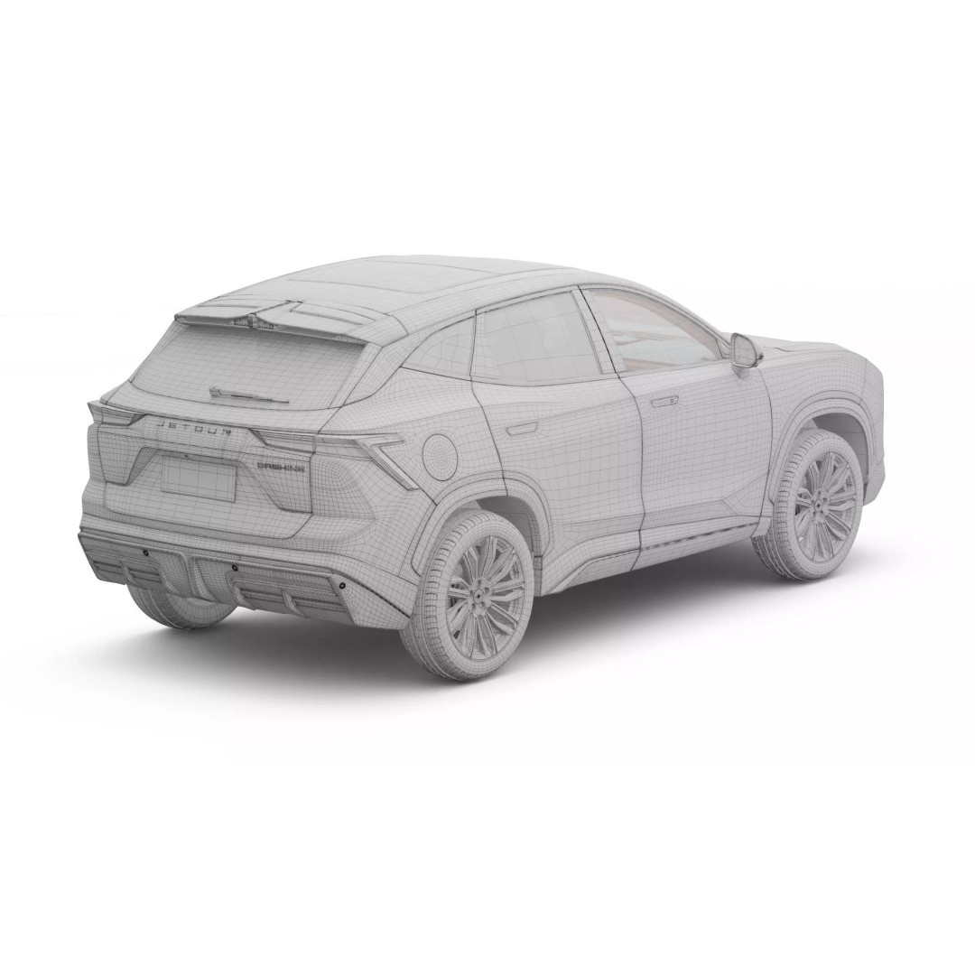 2025 Jetour Dashing 3D Model – Realistic SUV, FBX, Blender - View 21