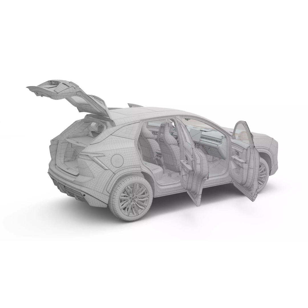 2025 Jetour Dashing 3D Model – Realistic SUV, FBX, Blender - View 23