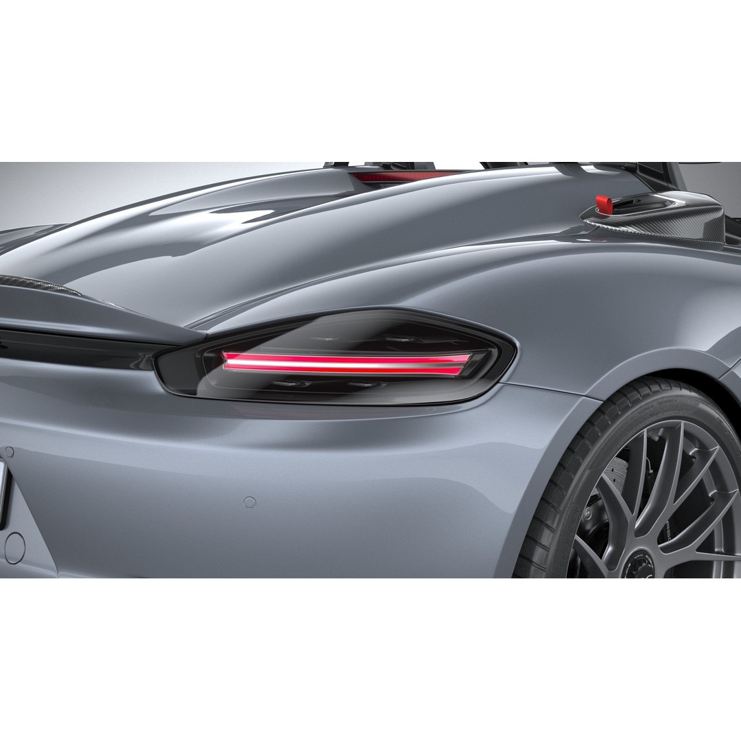 Porsche 718 Boxster Spyder RS 2024 3D Model – High Poly PBR Game Asset, FBX, OBJ - View 20