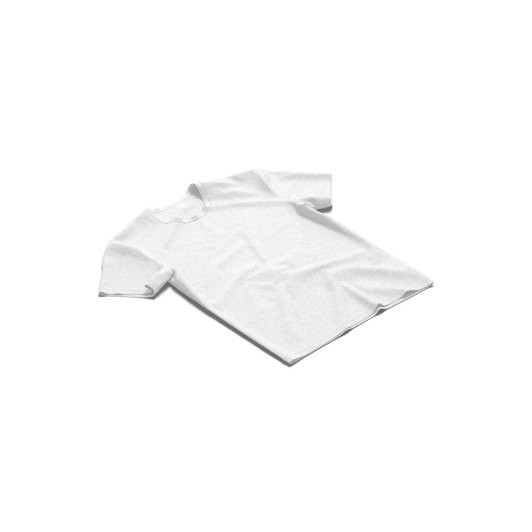Crumpled Crew Neck T-Shirt 3D Model – Low Poly PBR Game Asset, FBX - View 2