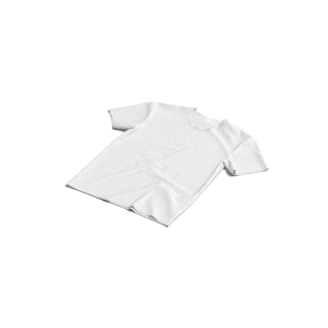 Crumpled Crew Neck T-Shirt 3D Model – Low Poly PBR Game Asset, FBX - View 4
