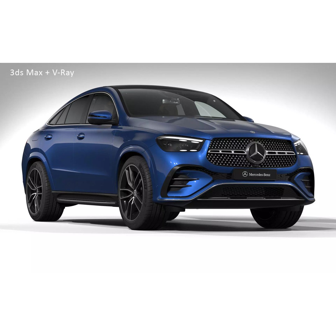 2024 Mercedes-Benz GLE Coupe 3D Model – Photorealistic SUV Asset, FBX - View 29