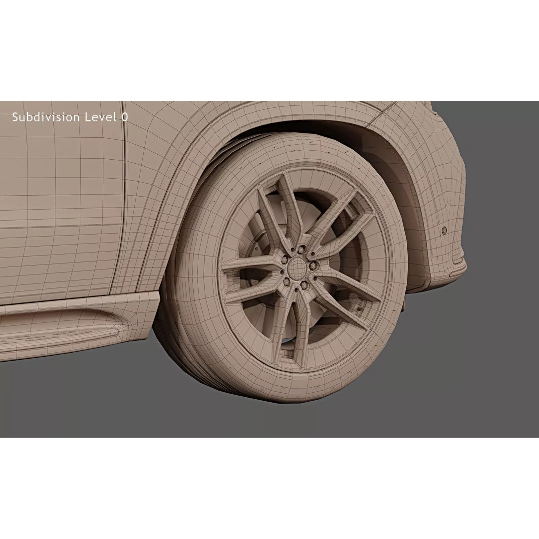 2024 Mercedes-Benz GLE Coupe 3D Model – Photorealistic SUV Asset, FBX - View 34