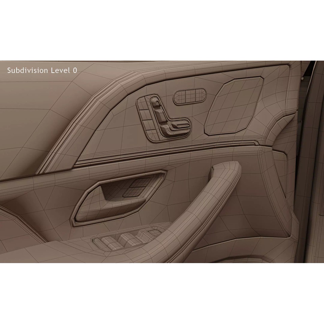 2024 Mercedes-Benz GLE Coupe 3D Model – Photorealistic SUV Asset, FBX - View 36