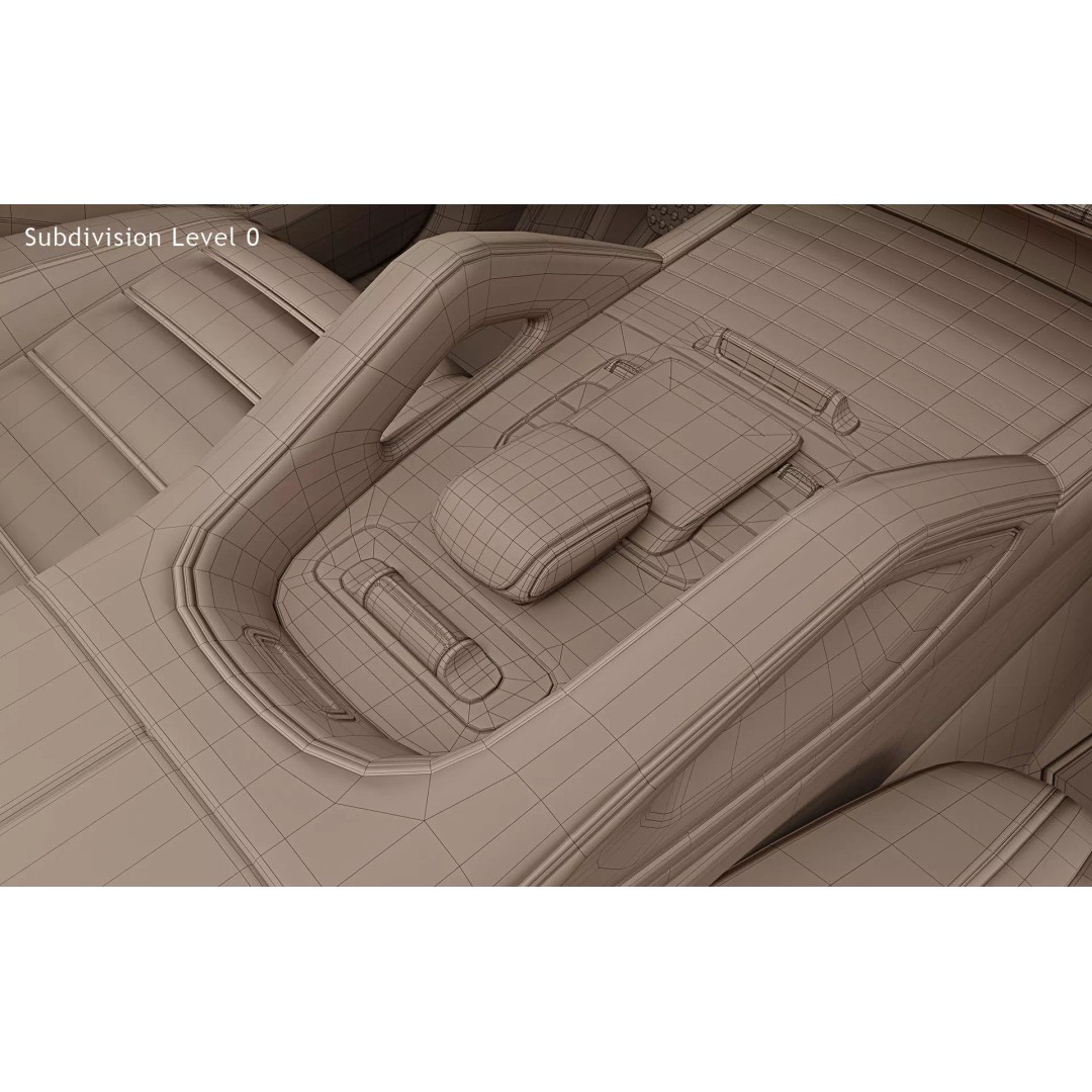 2024 Mercedes-Benz GLE Coupe 3D Model – Photorealistic SUV Asset, FBX - View 37
