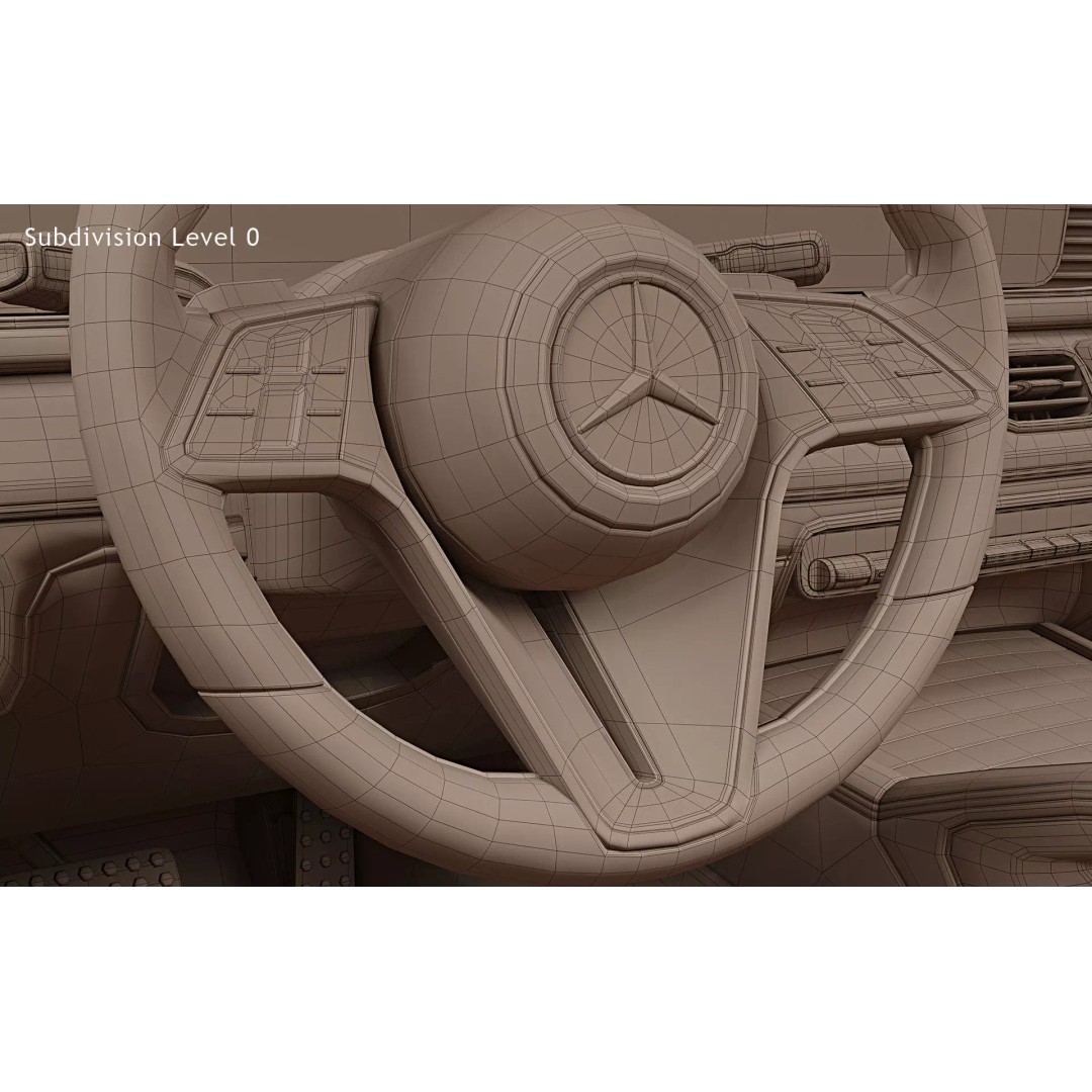 2024 Mercedes-Benz GLE Coupe 3D Model – Photorealistic SUV Asset, FBX - View 38
