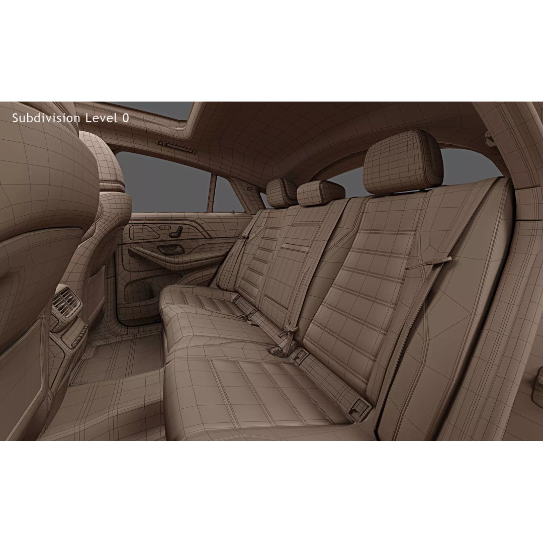 2024 Mercedes-Benz GLE Coupe 3D Model – Photorealistic SUV Asset, FBX - View 40