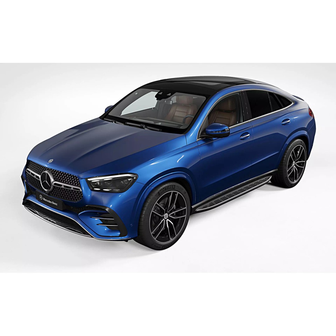 2024 Mercedes-Benz GLE Coupe 3D Model – Photorealistic SUV Asset, FBX - View 8