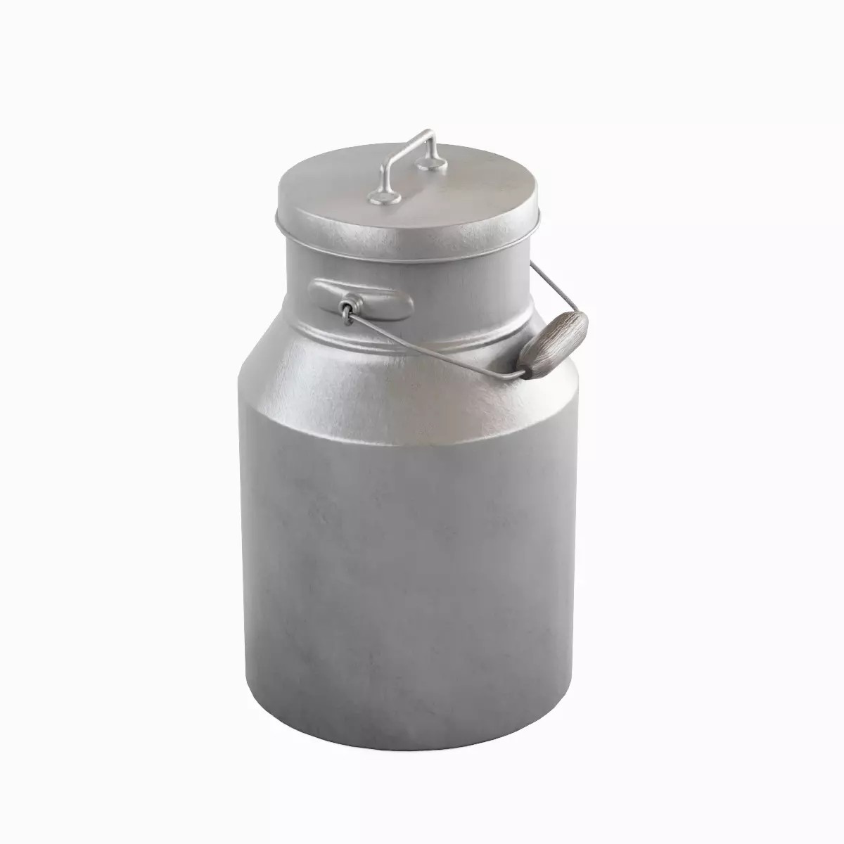 Milk Can 03 - Mid-Poly Game-Ready 3D Model - View 2