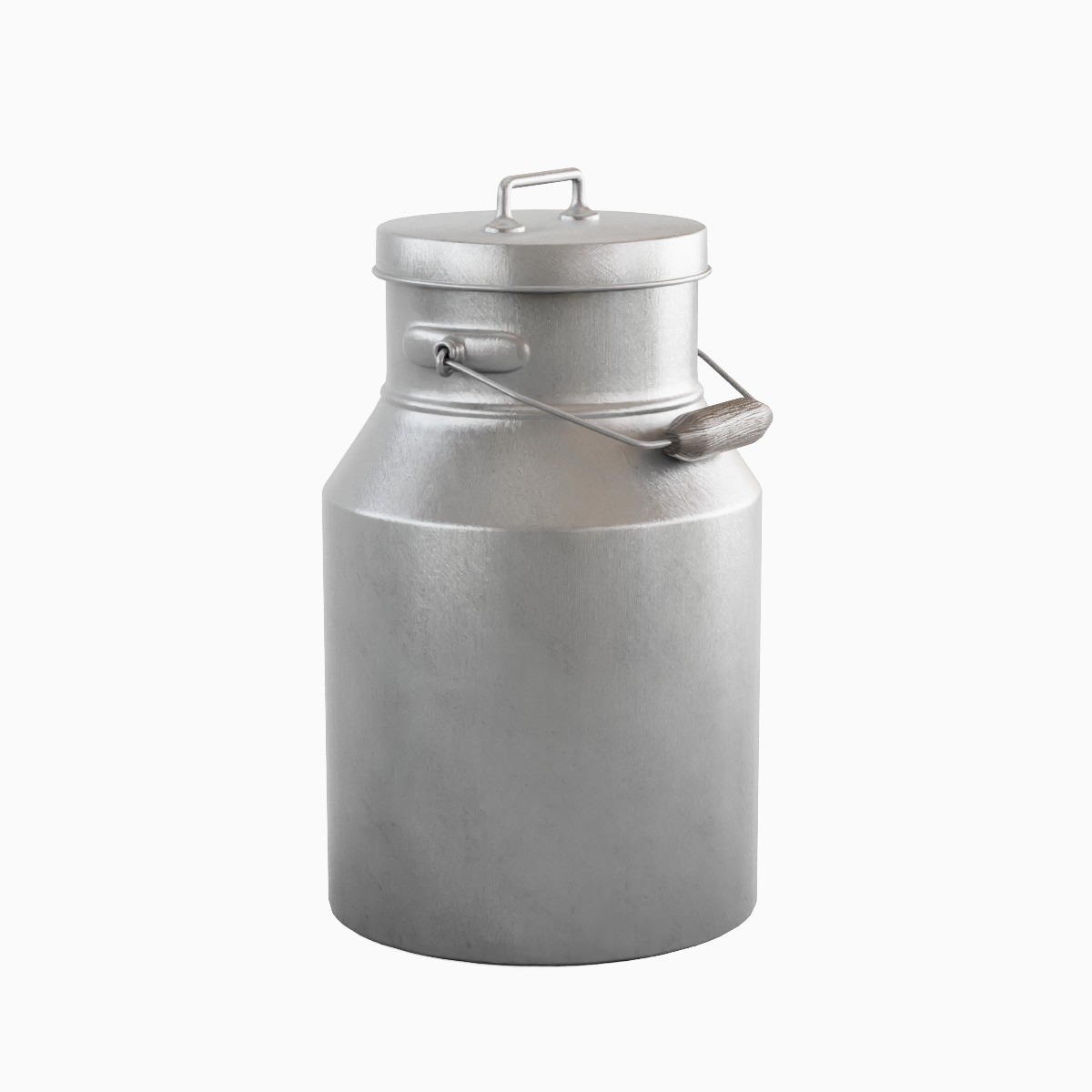 Milk Can 03 - Mid-Poly Game-Ready 3D Model - View 4