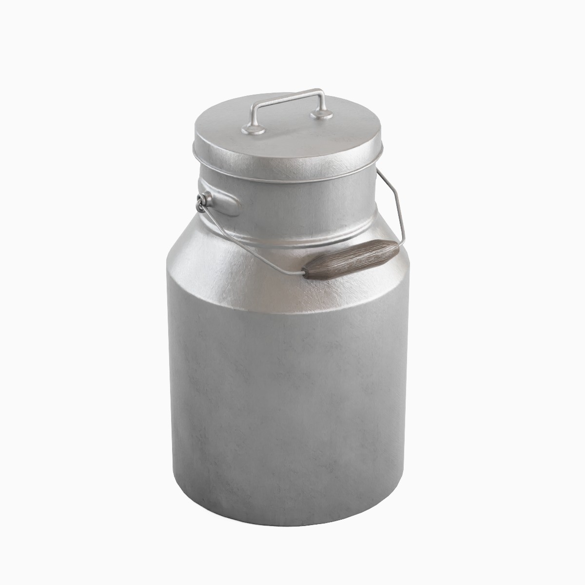 Milk Can 03 - Mid-Poly Game-Ready 3D Model - View 6