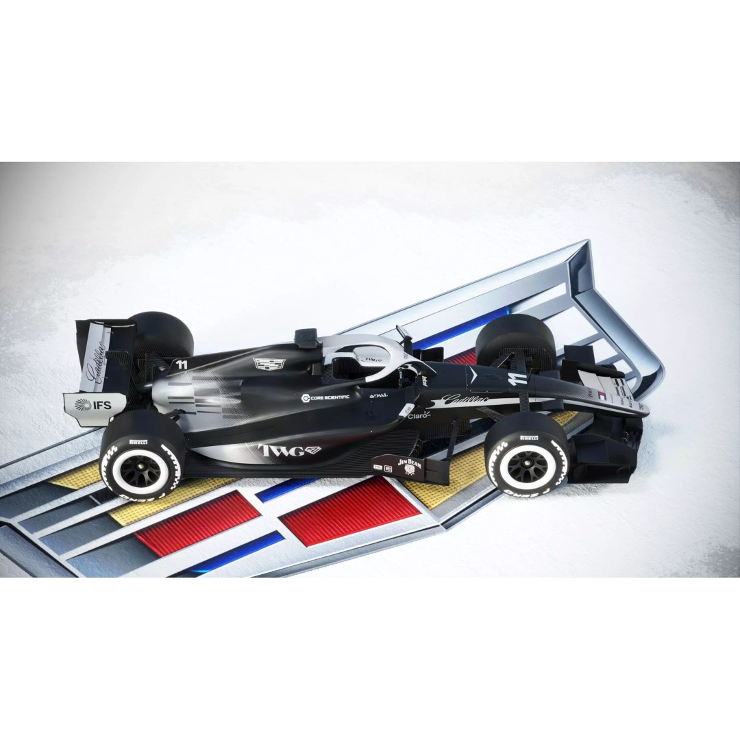 F1 Cadillac 2026 3D Model – High Poly Game-Ready Asset, FBX, Blender - View 12