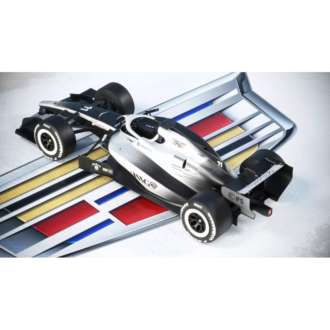 F1 Cadillac 2026 3D Model – High Poly Game-Ready Asset, FBX, Blender - View 17